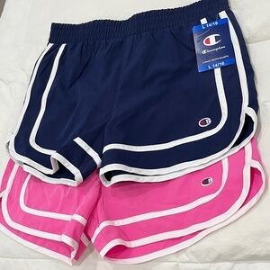 Champion Blue and Pink Sports Shorts